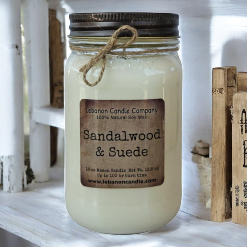 Sandalwood & Suede Candle
