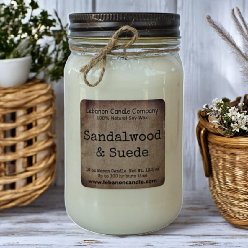 Sandalwood & Suede Candle