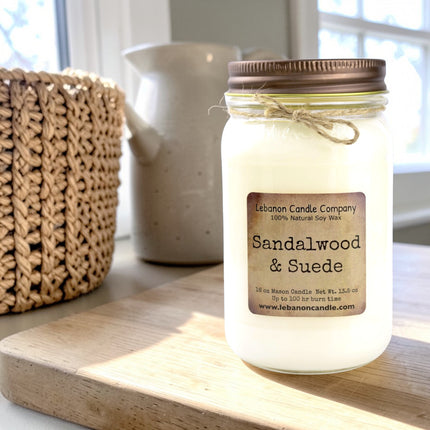 Sandalwood & Suede Candle