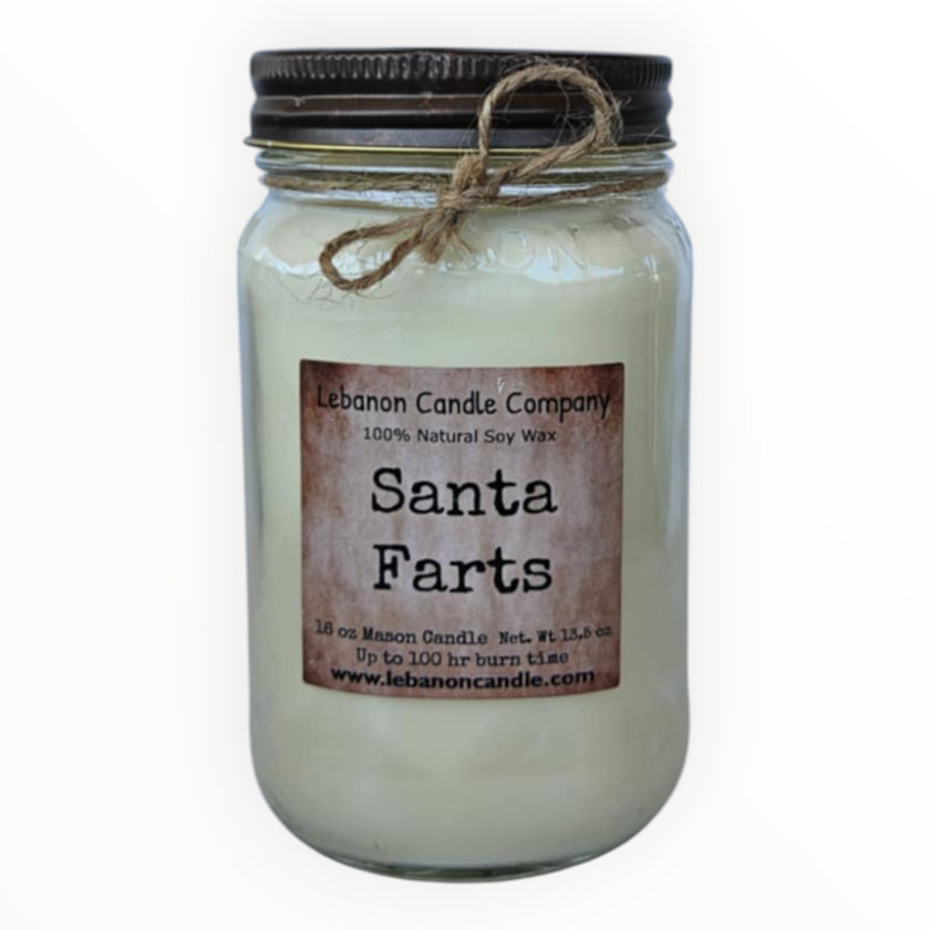 Santa Farts Candle