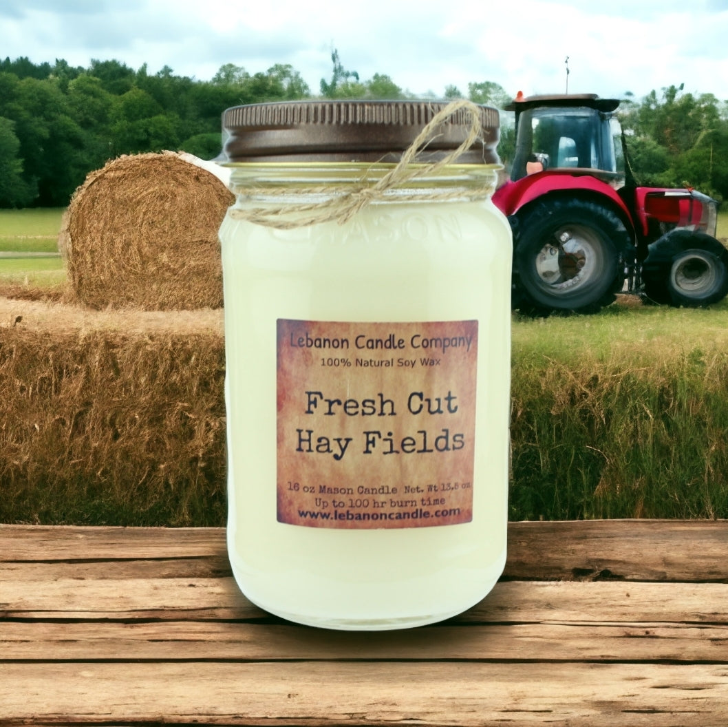 Fresh Cut Hay Fields Candle
