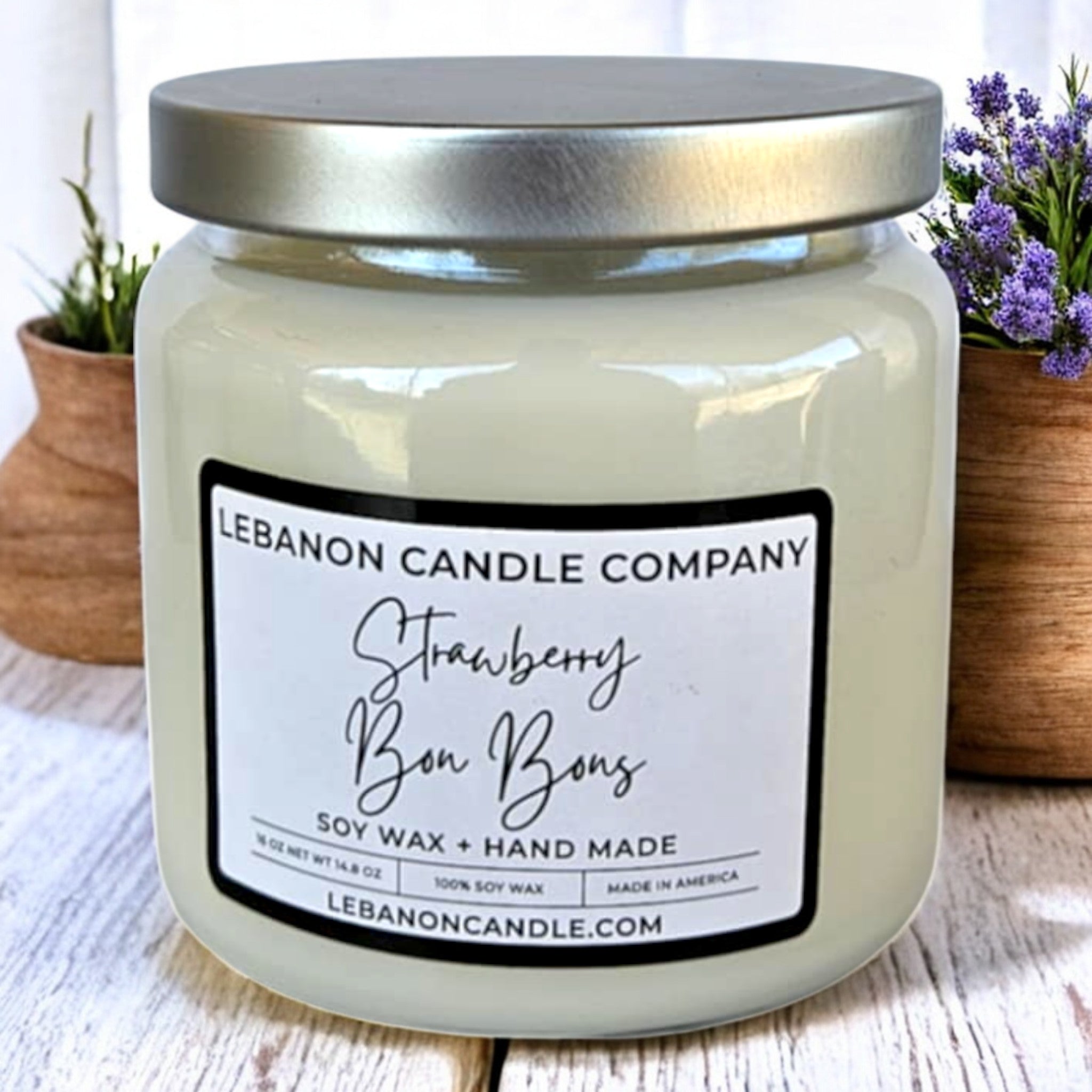 Strawberry Bon Bons Double Wick Candle