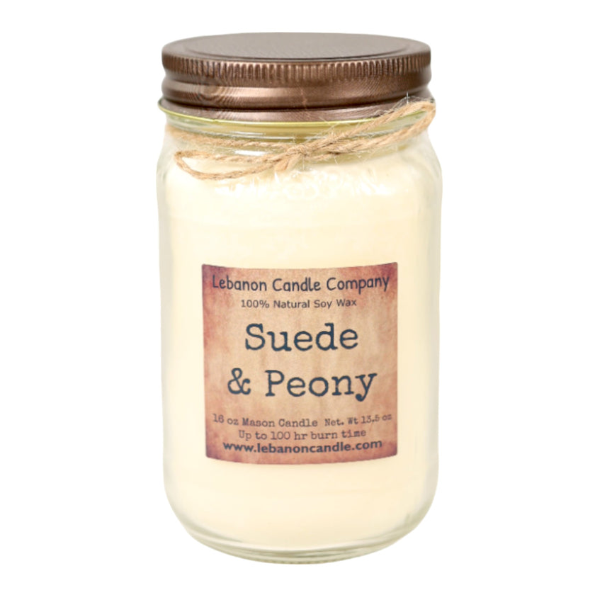 Suede & Peony Candle