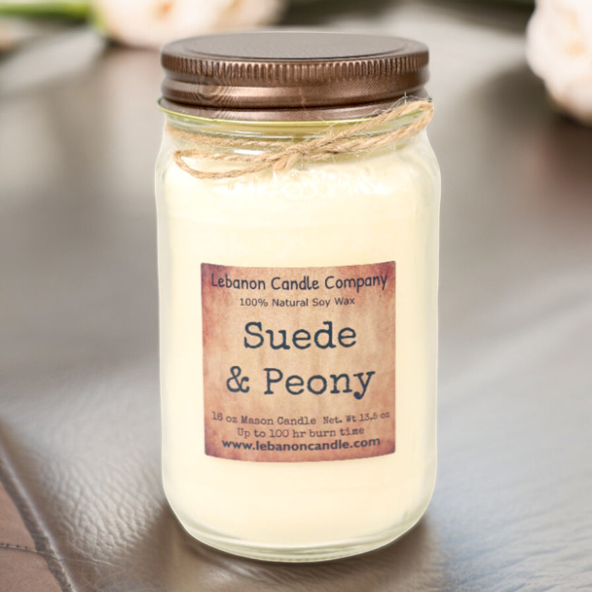 Suede & Peony Candle