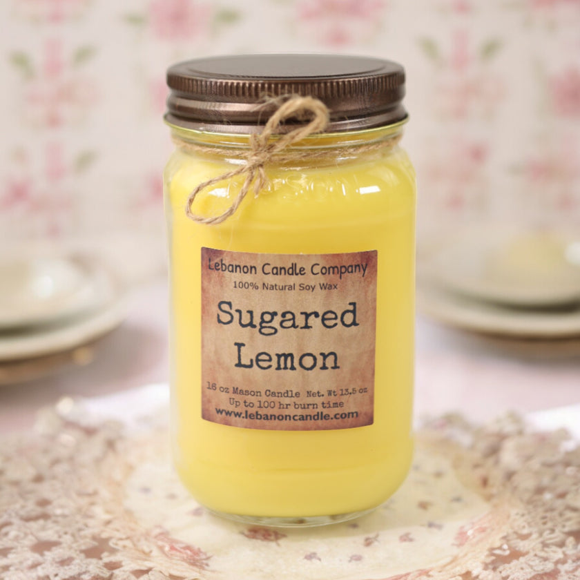 Sugared Lemon Candle