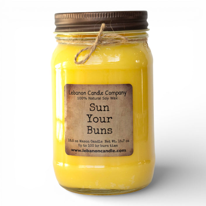 Sun Your Buns Candle