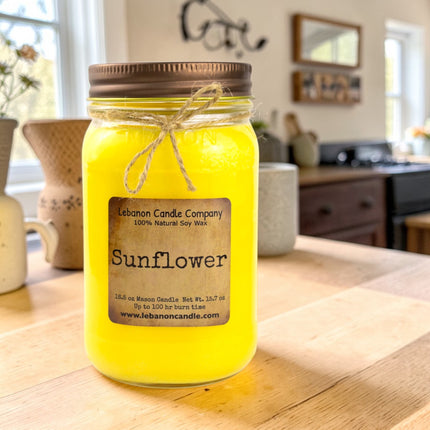 Sunflower Candle