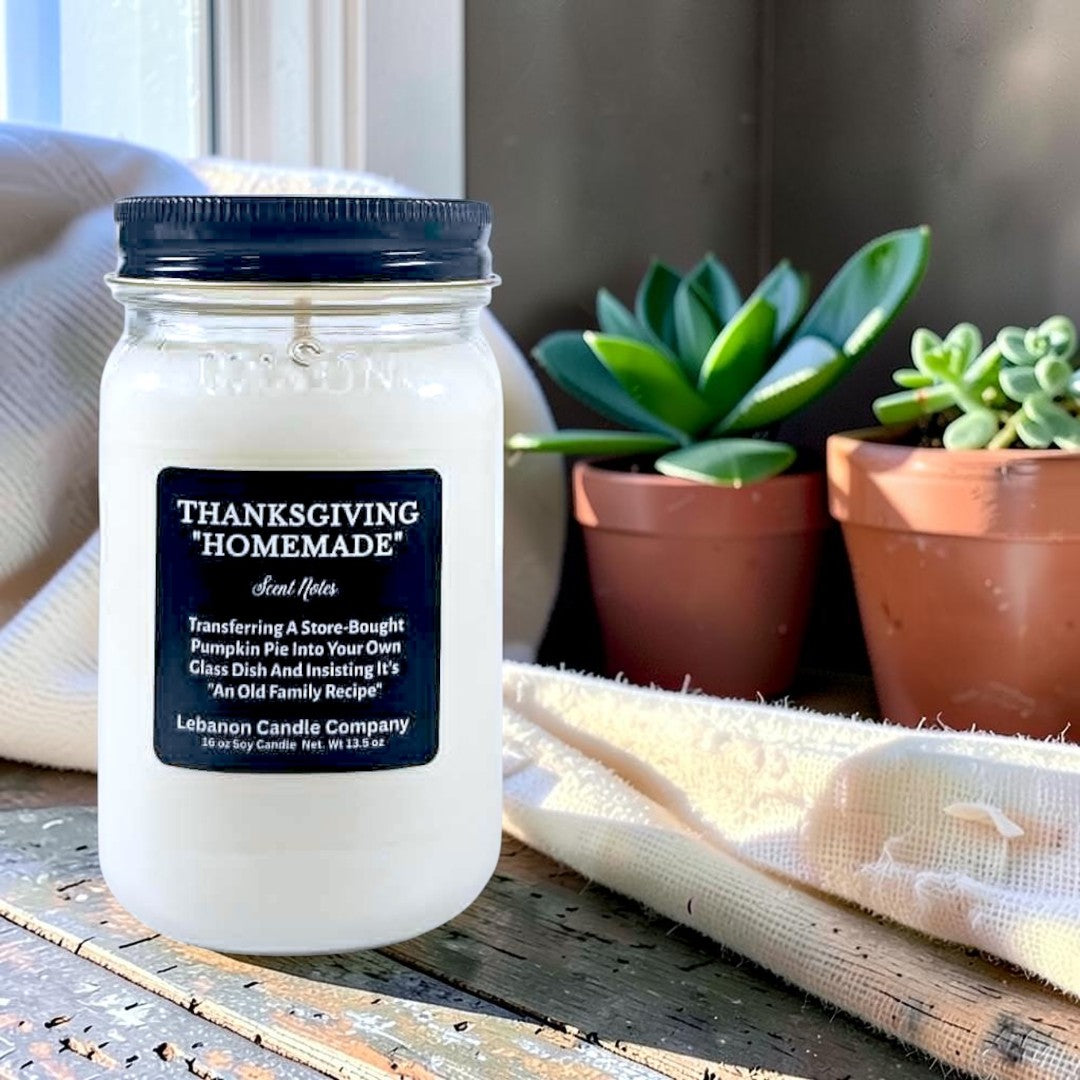 Thanksgiving Homemade Funny Candle
