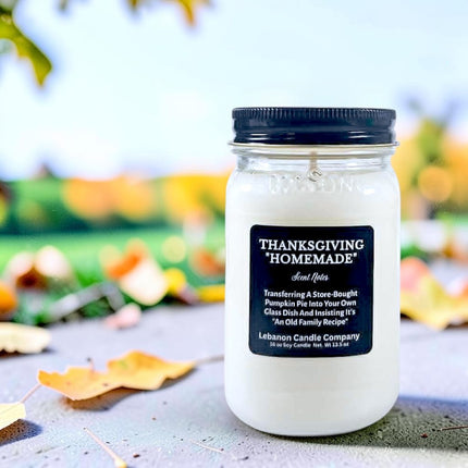 Thanksgiving Homemade Funny Candle