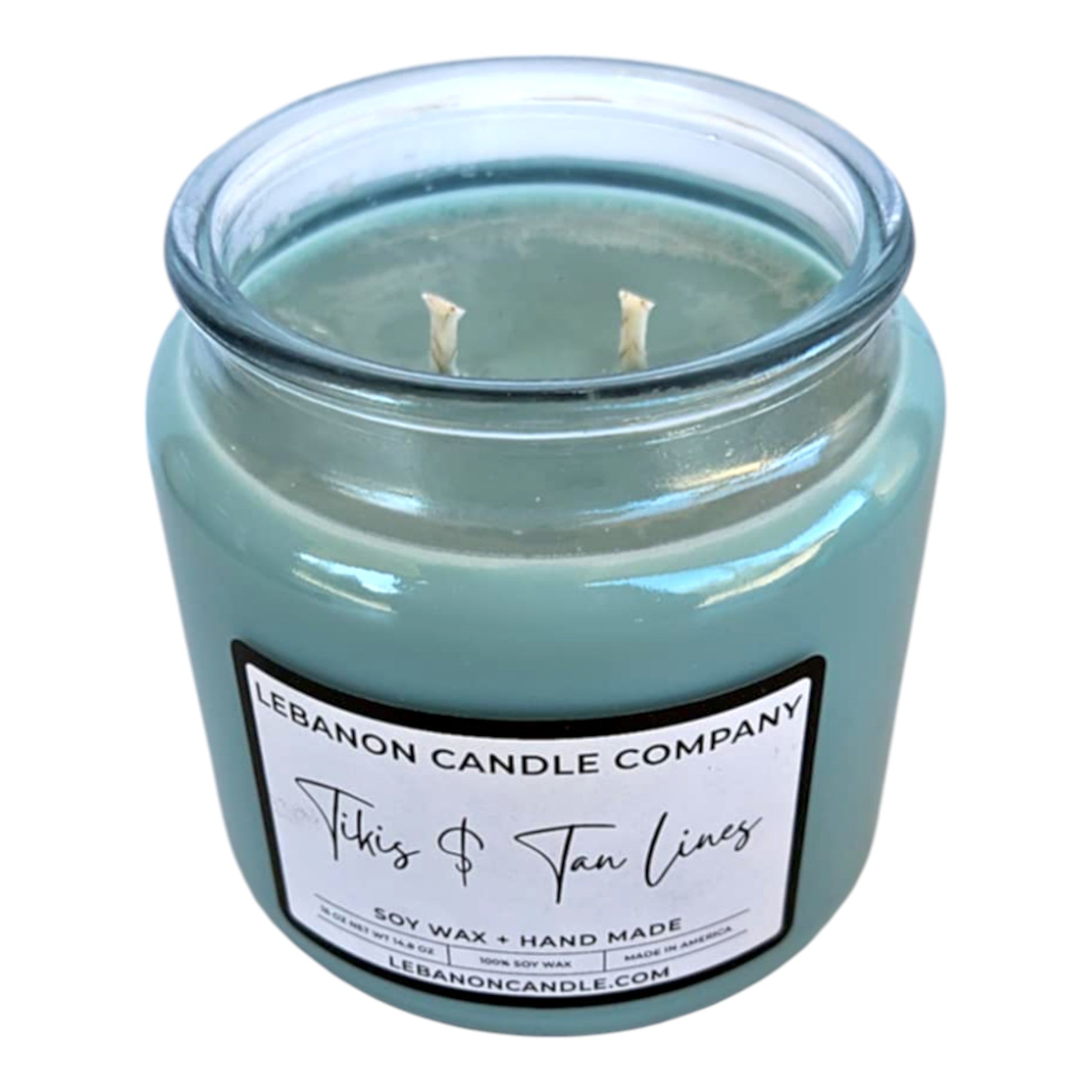 Tiki's & Tan Lines Double Wick Candle