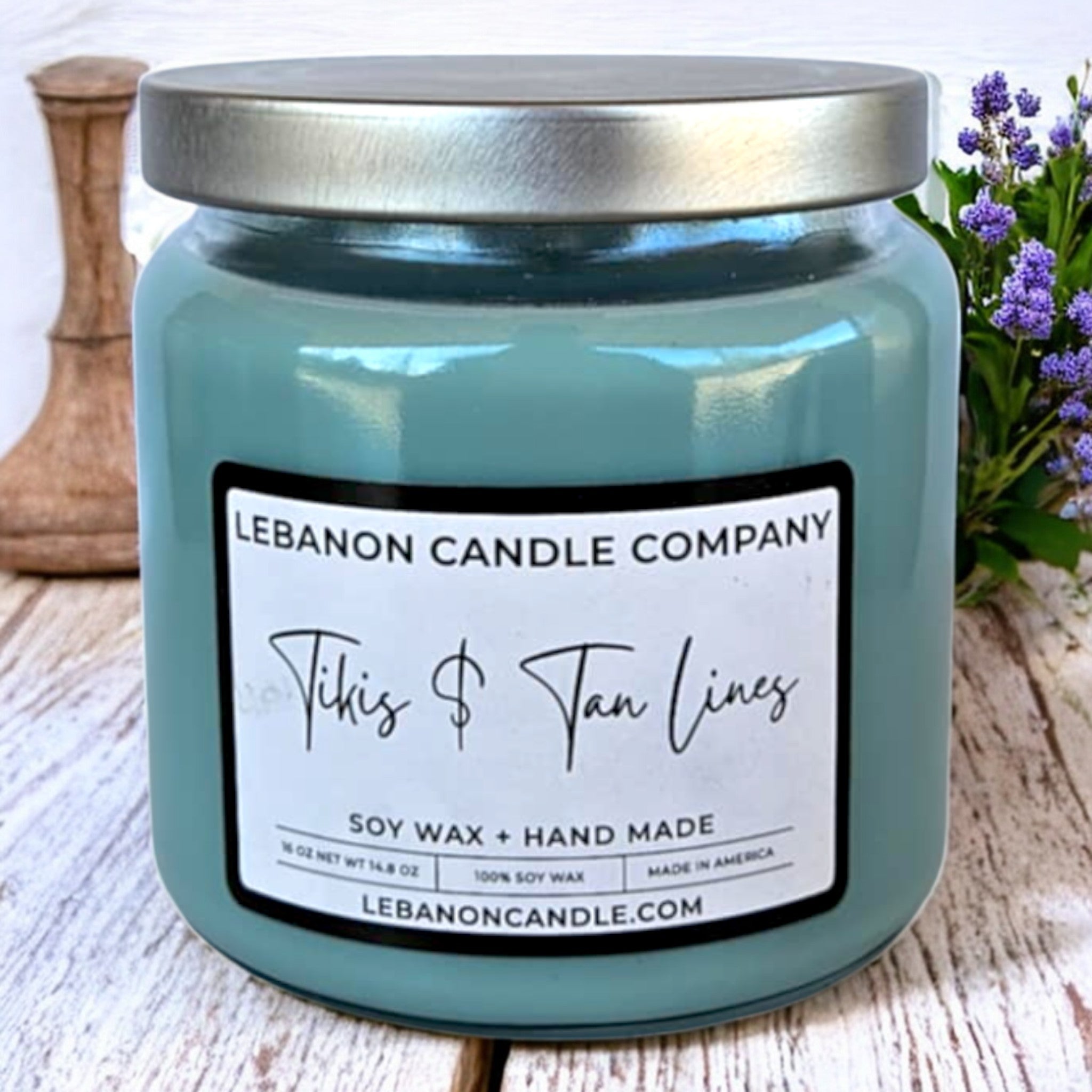 Tiki's & Tan Lines Double Wick Candle