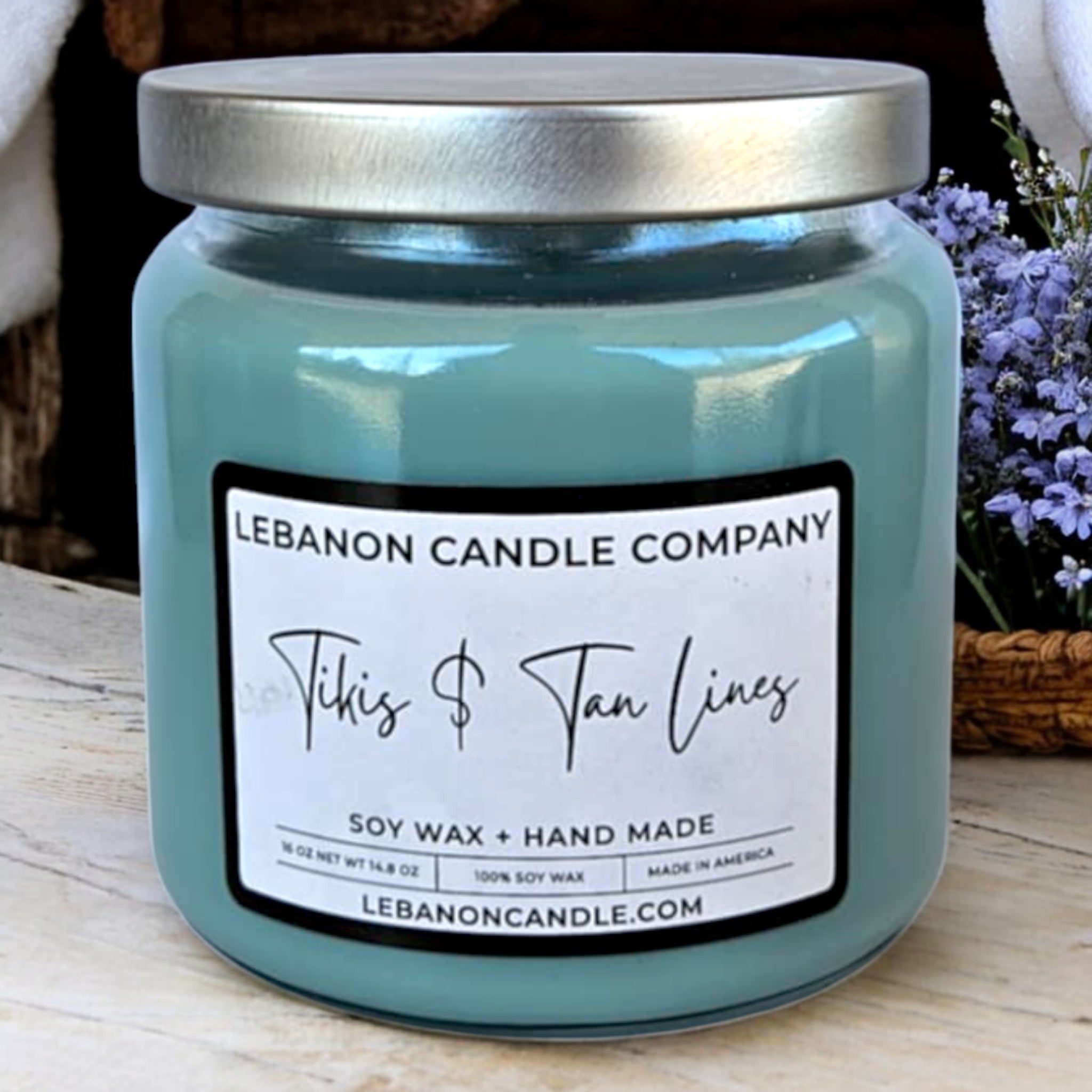 Tiki's & Tan Lines Double Wick Candle