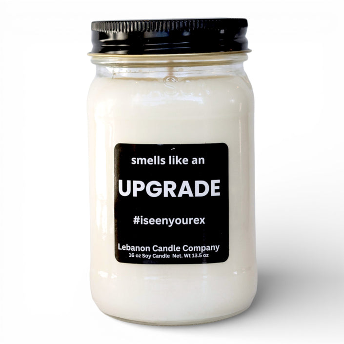 Smells Like An Upgrade Funny Candle