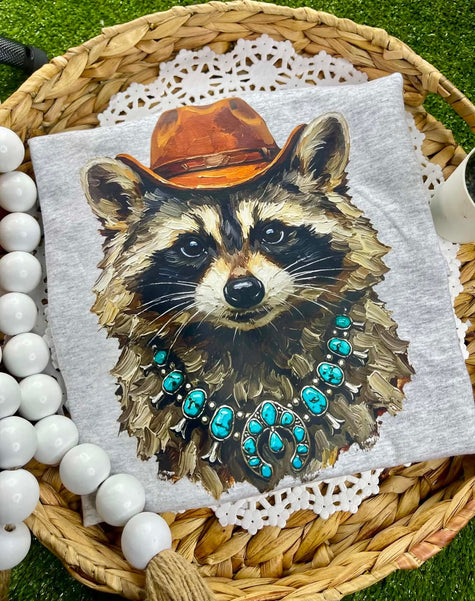 Western Raccoon Graphic Tee