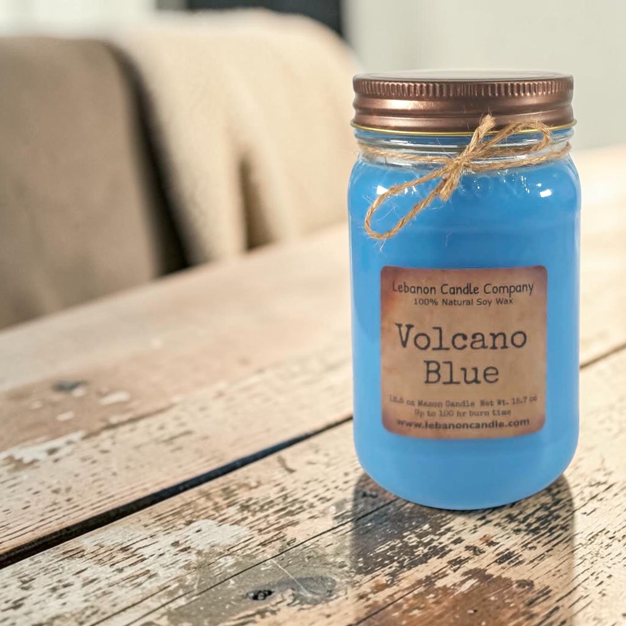 Volcano Blue Candle