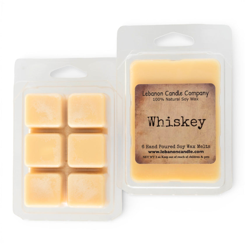 Whiskey wax melt (standard packaging).