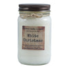White Christmas Candle