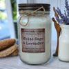 White Sage & Lavender Candle