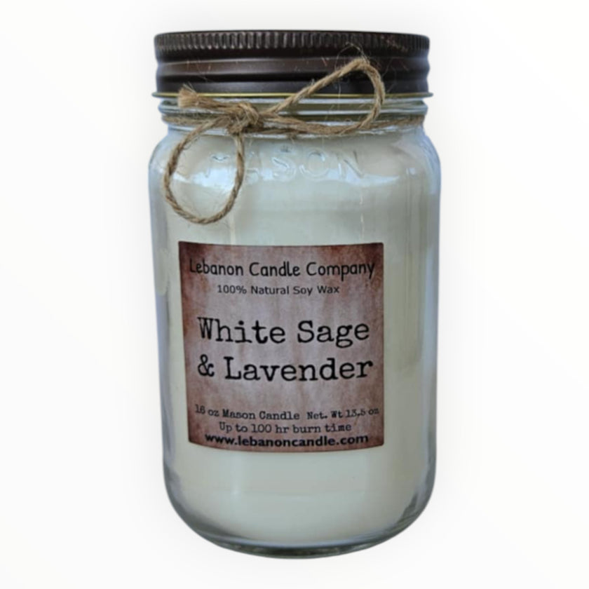 White Sage & Lavender Candle