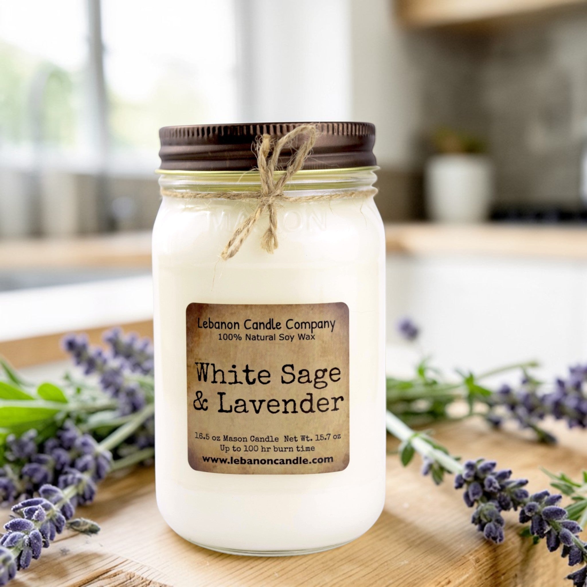 White Sage & Lavender Candle