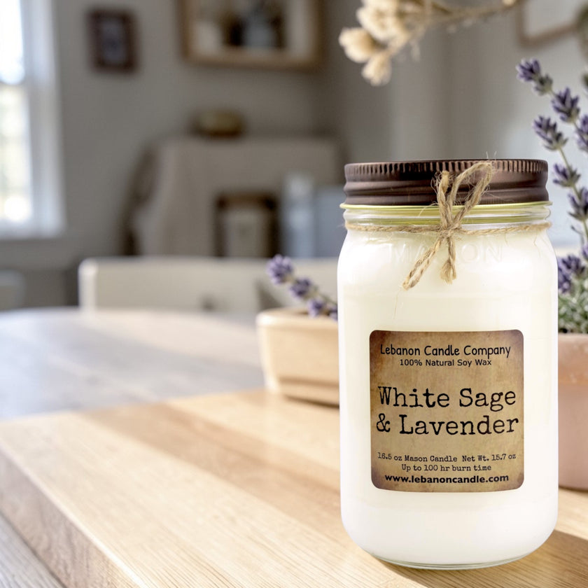 White Sage & Lavender Candle