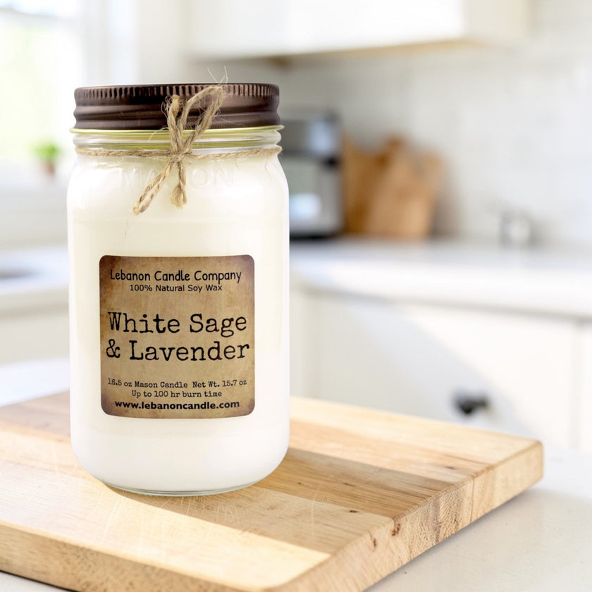 White Sage & Lavender Candle