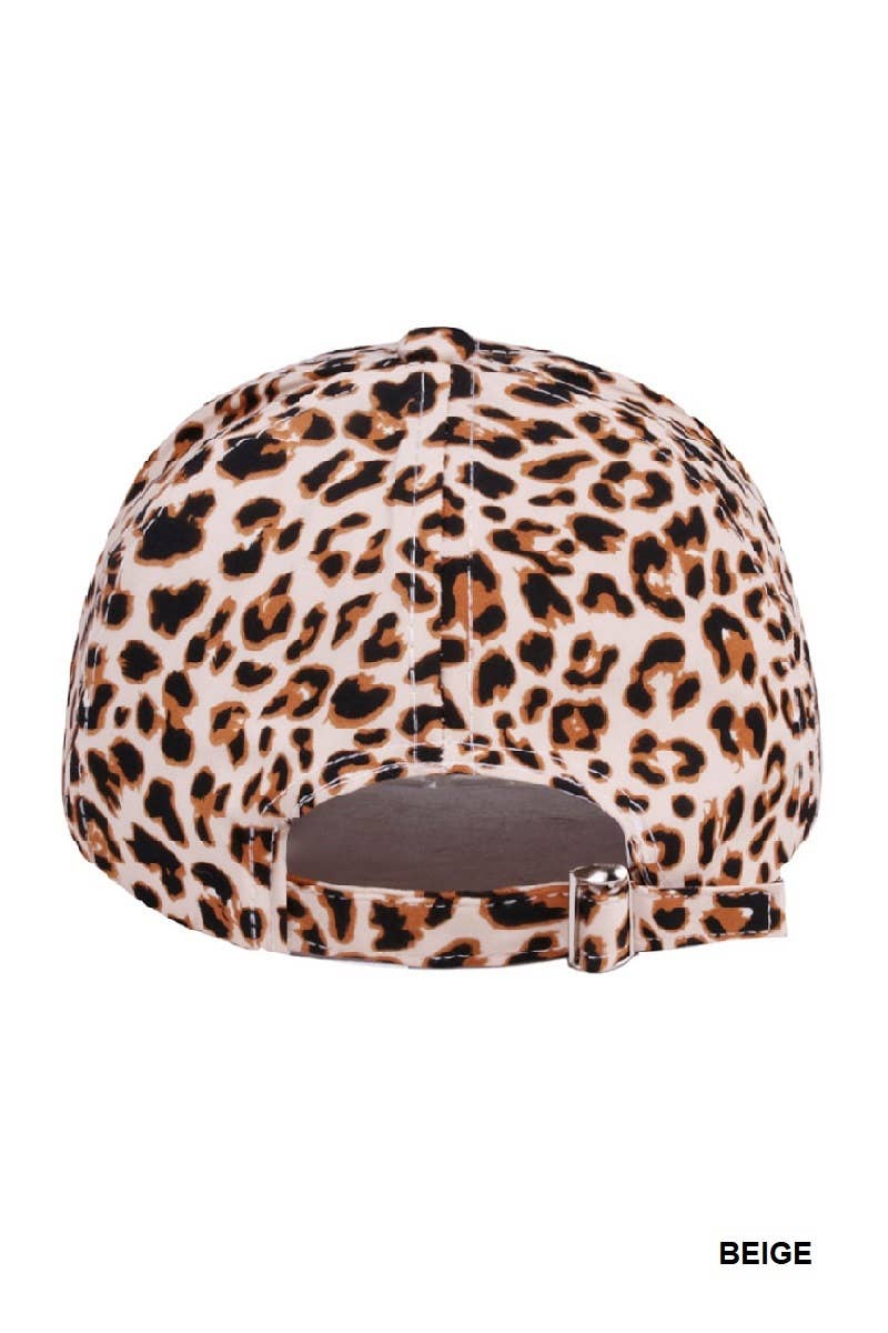 Leopard Pattern Baseball Cap