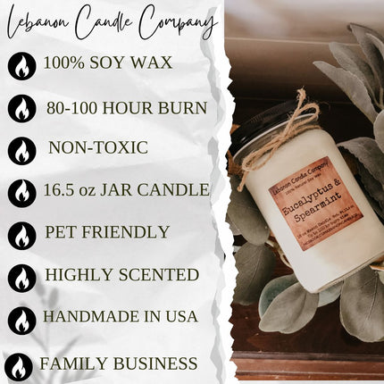 {{product_title}} - 100% Natural Soy Wax Candle | Lebanon Candle Co
