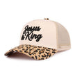 Jesus Is King Two-Tone Mesh Snapback Hat
