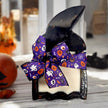 Halloween Witch Wooden Dough Bowl Candle