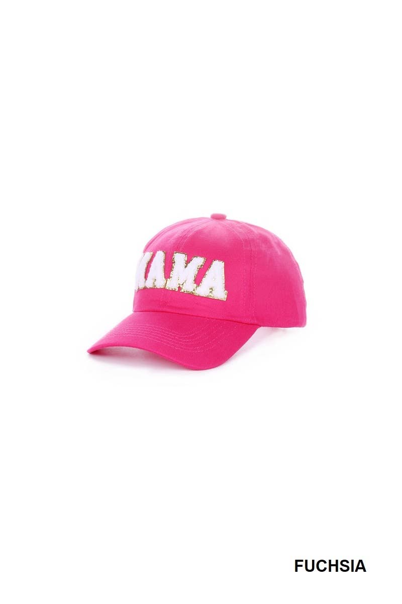 Mama Chenille Patch Cotton Baseball Cap
