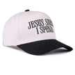 Jesus Saves I Spend Two-Tone Canvas Cotton Cap
