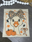 Leopard Bow Fall Goose Tee