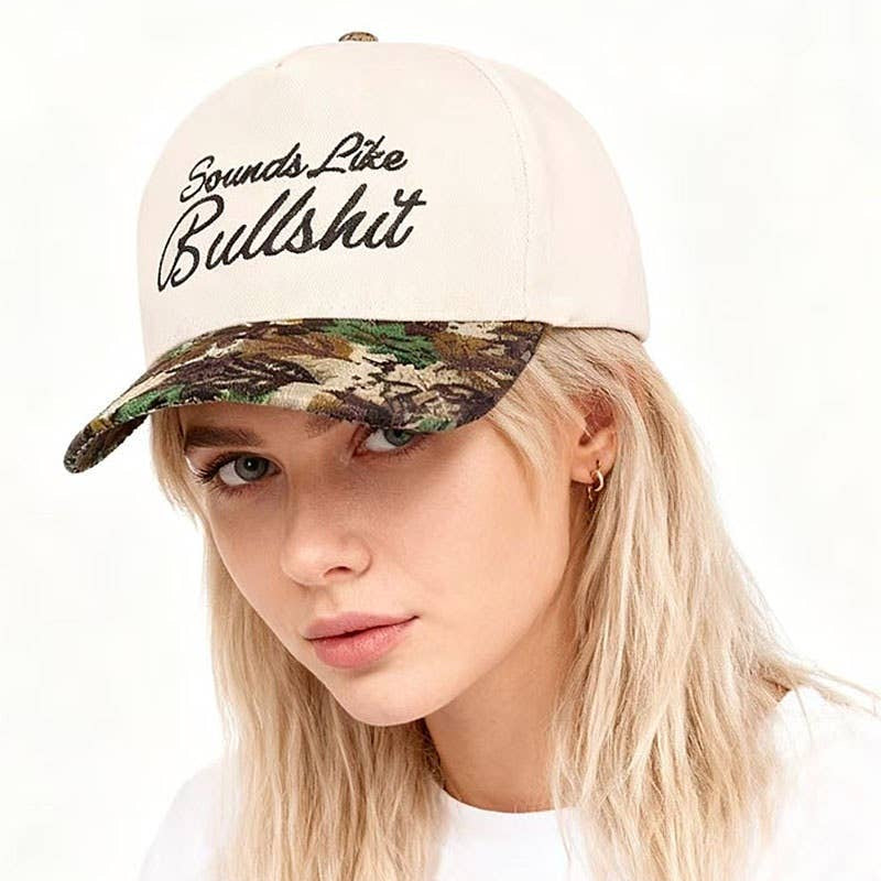 Sounds Like Bullshit Two-Tone Camo Hat