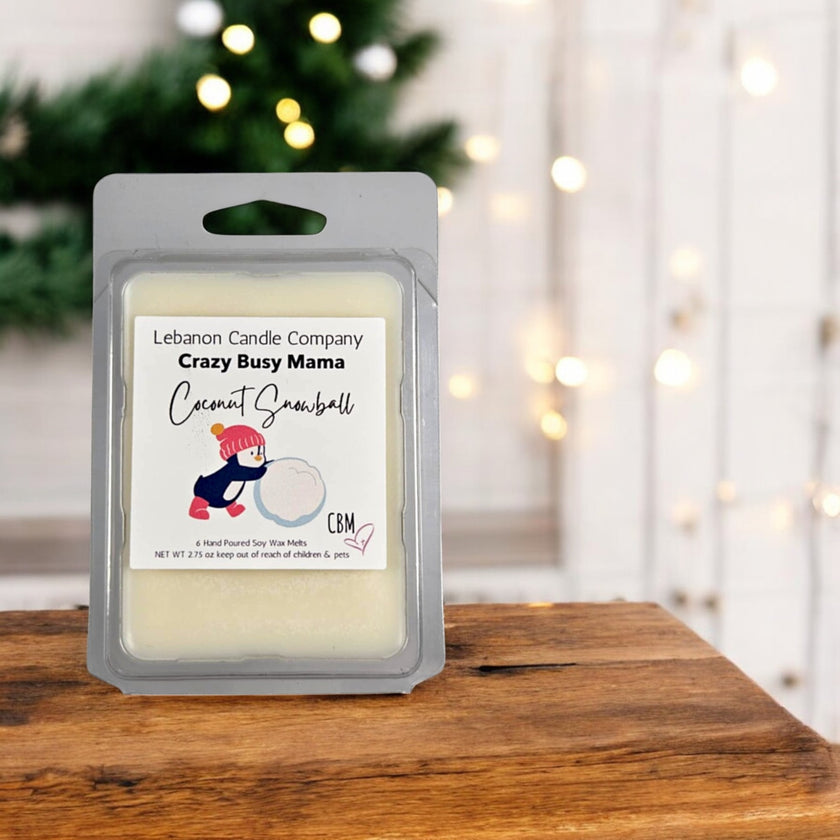 Crazy Busy Mama Exclusive Coconut Snowball Wax Melt