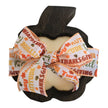 Pumpkin Wooden Dough Bowl Candle