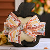 Pumpkin Wooden Dough Bowl Candle