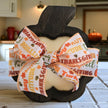 Pumpkin Wooden Dough Bowl Candle