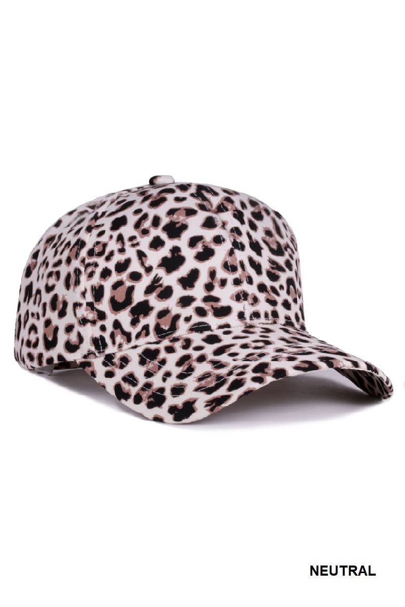 Leopard Pattern Baseball Cap