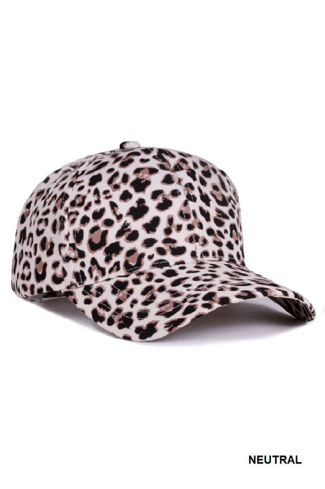 Leopard Pattern Baseball Cap