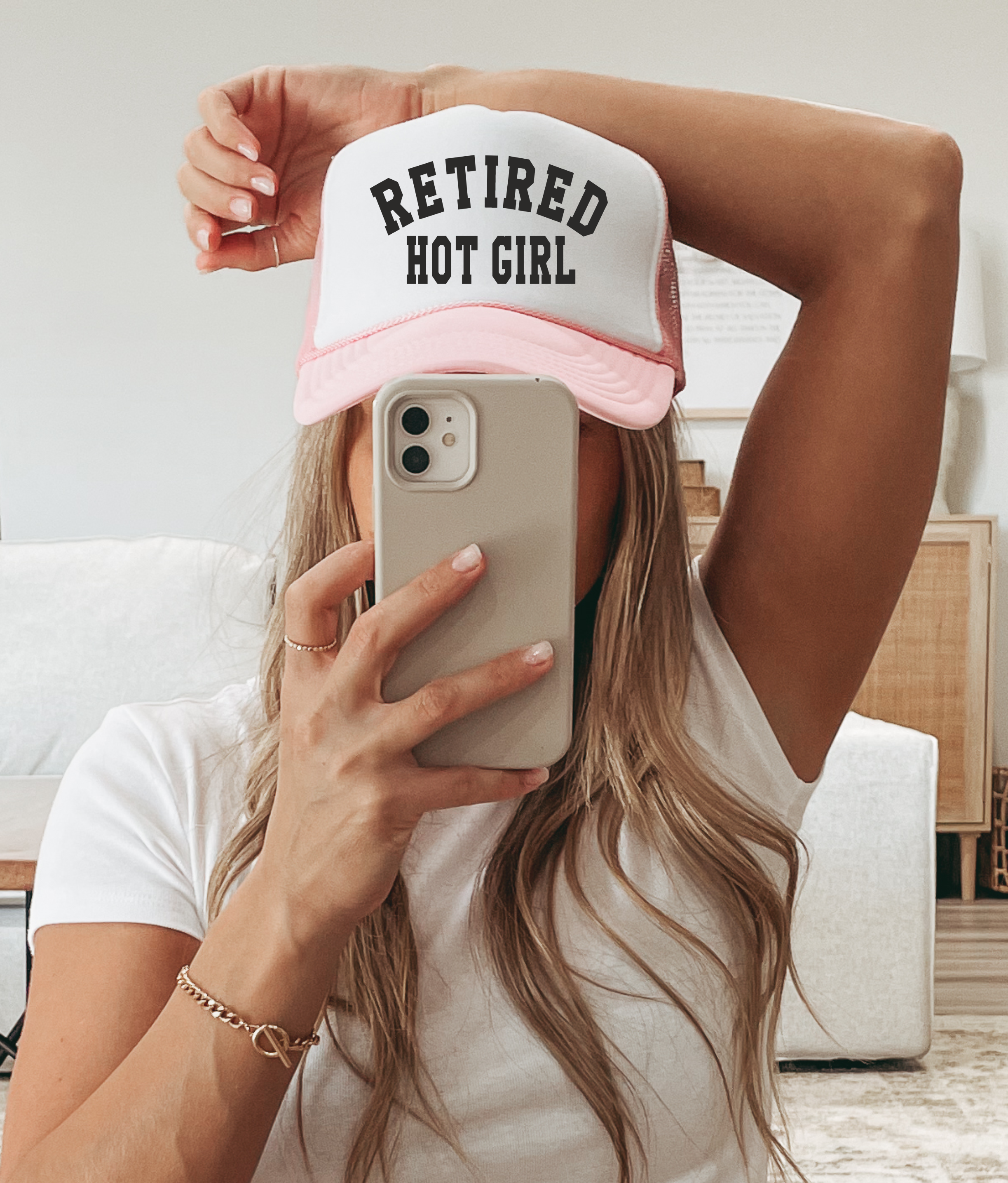 Retired Hot Girl Trucker Hat
