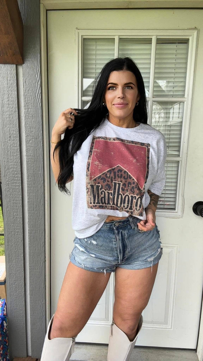Marlboro Leopard Pack Graphic Tee