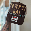 Turquoise Rebel Cowboy Trucker Hat