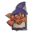 Halloween Witch Wooden Dough Bowl Candle