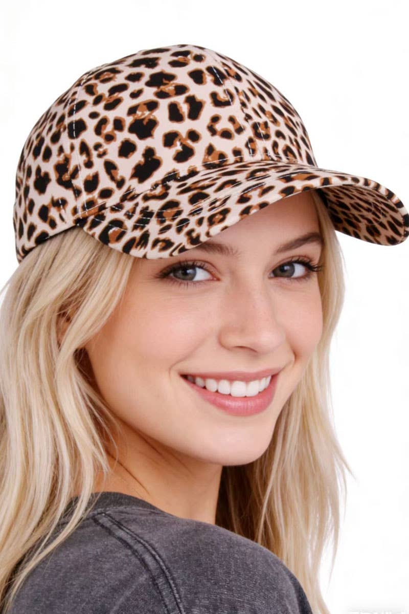 Leopard Pattern Baseball Cap