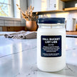 Fall Bucket List Funny Candle