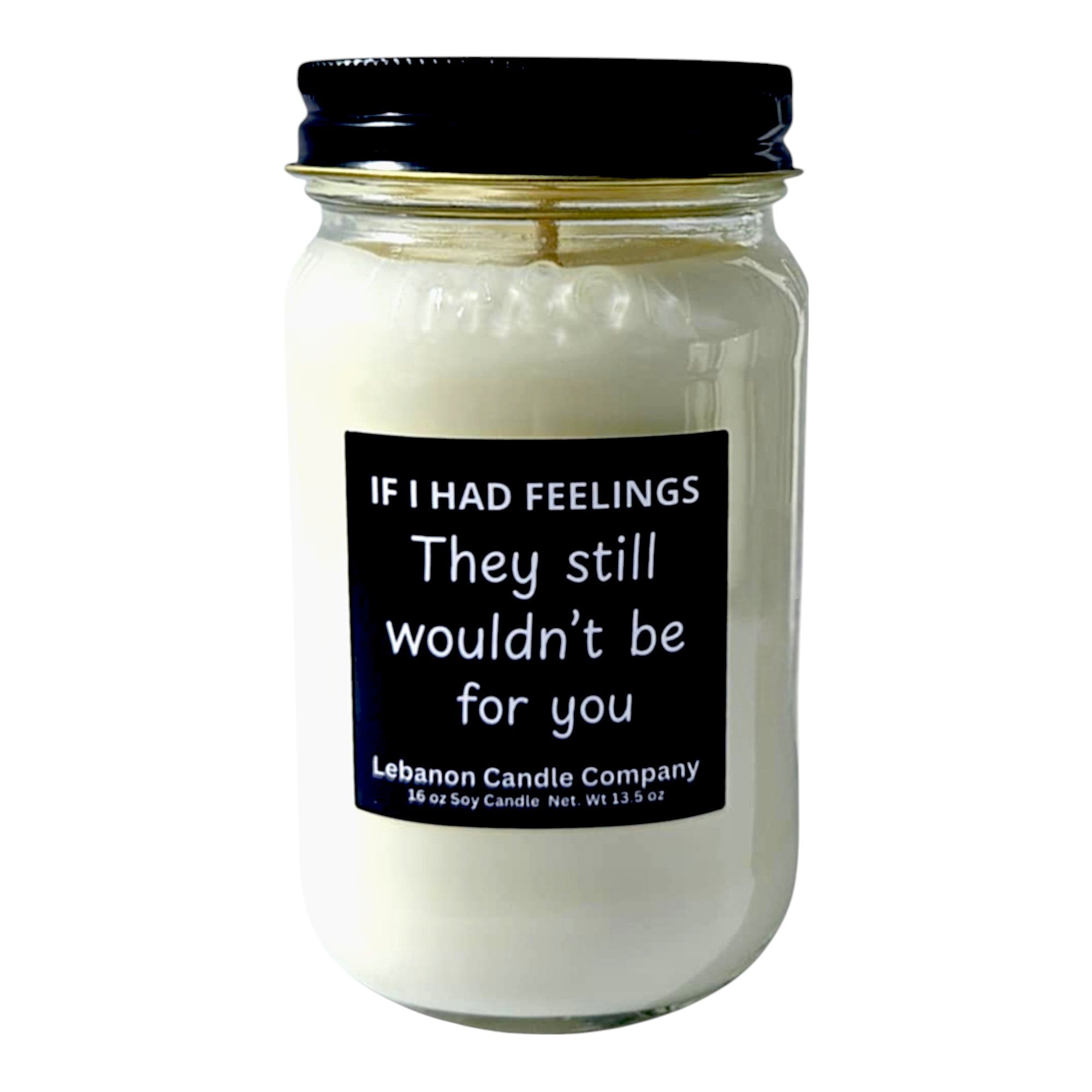 Funny No Feelings For You Candle