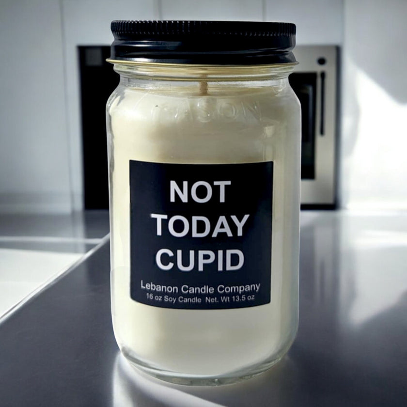 Funny Not Today Cupid Candle