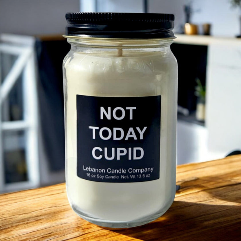 Funny Not Today Cupid Candle
