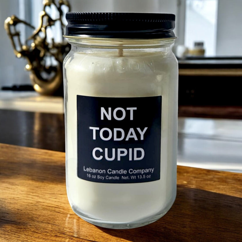 Funny Not Today Cupid Candle